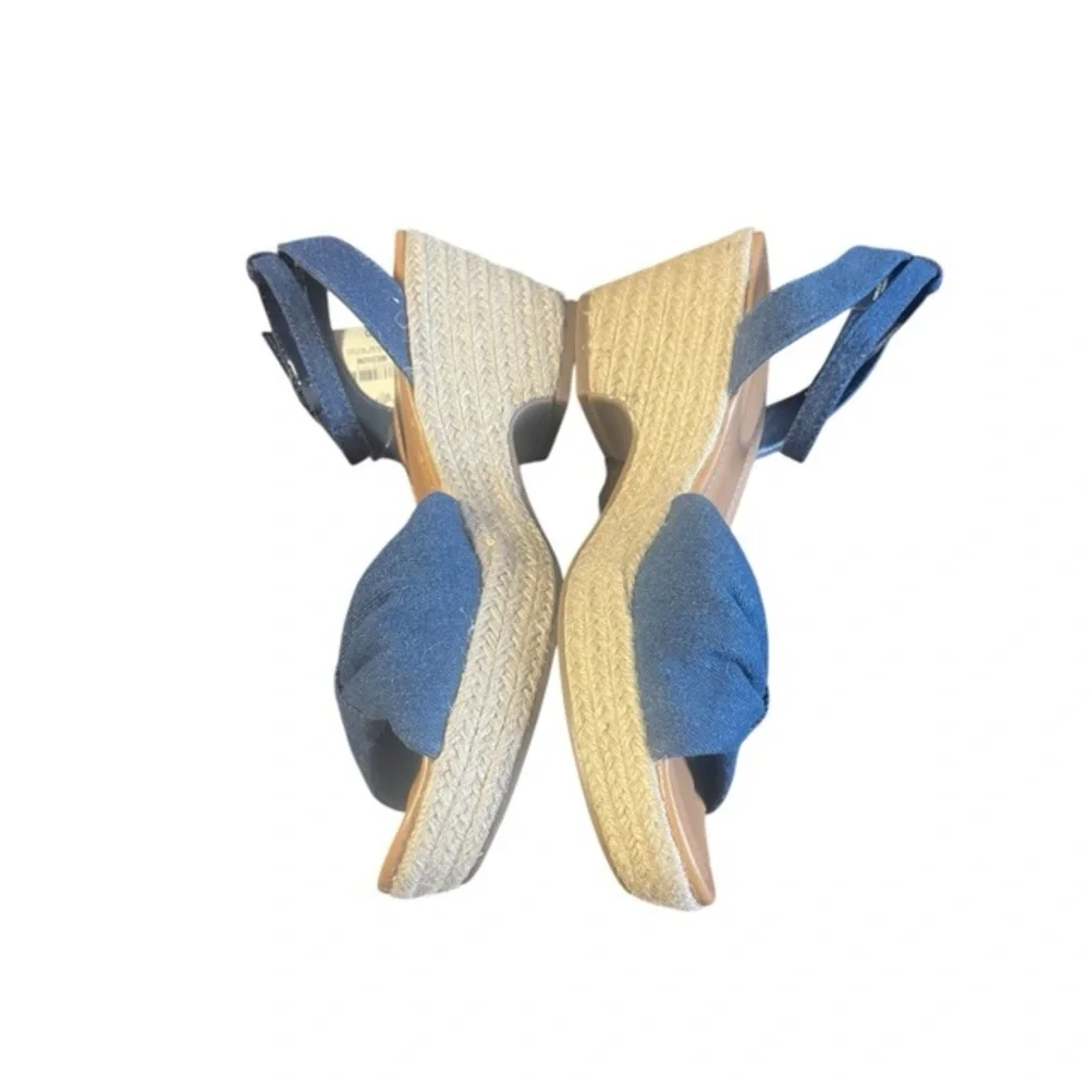 a.n.a Dukes Denim‎ Wedge Sandals NWT